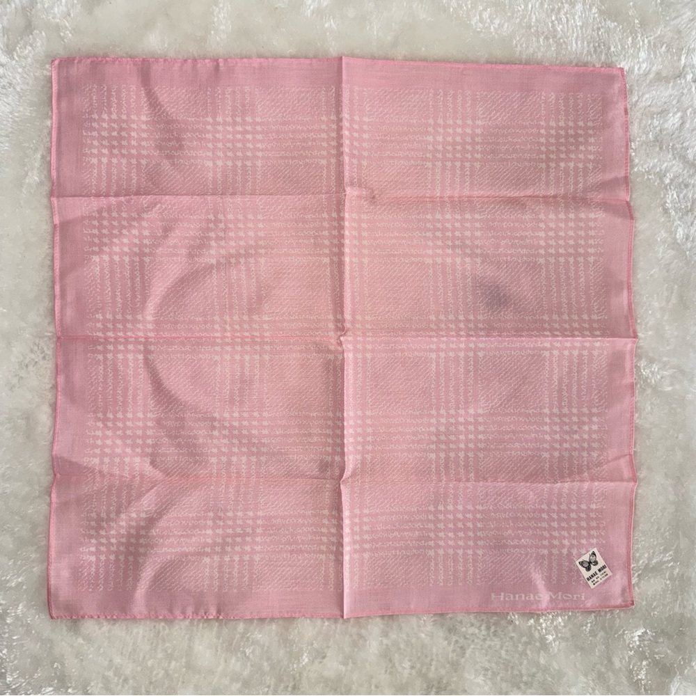 Hanae Mori Pink Handkerchief